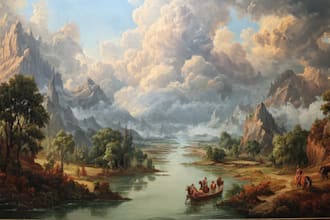 paint an oil replica of any painting with free shipping