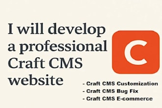 customize and develop craft cms professional website