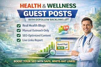 publish health guest posts on relevant medical blogs