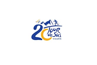 design tour de ski anniversary logo