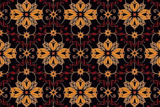design seamless pattern textile prints pattern design