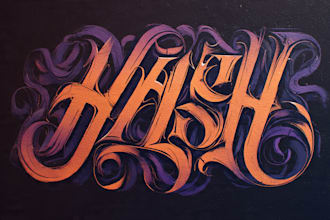 make outstanding logo, lettering, graffiti, signature design
