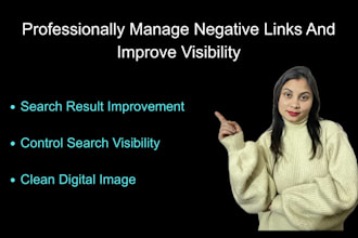 manage negative links and improve business visibility
