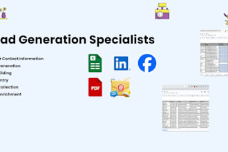 gather contact information data enrichment data collection email list for you