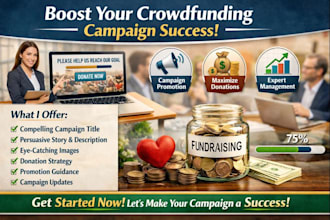 create and optimize your gofundme or crowdfunding website for maximum donation