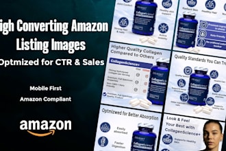 design amazon listing images that optimized for CTR and sales