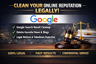 erase defamatory google links, negative results, unwanted listings, bad articles