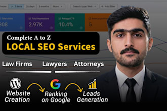 provide complete local SEO and gmb ranking for law firm, lawyer or attorney