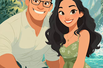 do disney cartoon portrait
