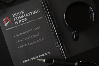 format your book into a print ready PDF