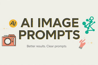write high quality ai image prompts for branding