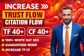 boost your website majestic trust flow tf citation flow cf 40 plus