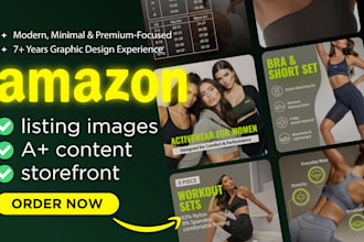design professional amazon product images a plus content and storefront graphics