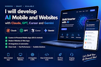 develop ai mobile and websites with claude, gpt, cursor and gemini