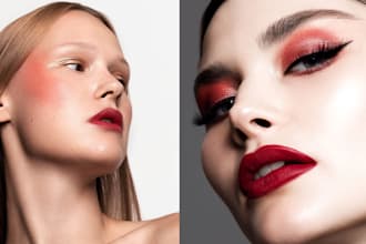 high end beauty retouching