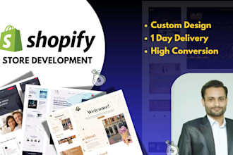 do responsive shopify store development or shopify website development