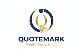 design a professional publishing and media logo for your brand