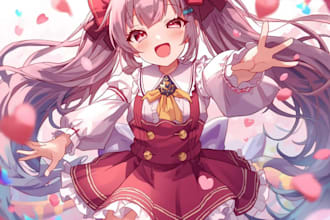 draw cute and beautiful anime art