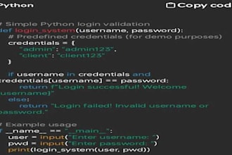 debug python scripts, fix errors and build automation tools