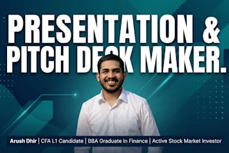 design a professional investor pitch deck