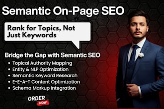 do semantic on page SEO for your site to get organic traffic