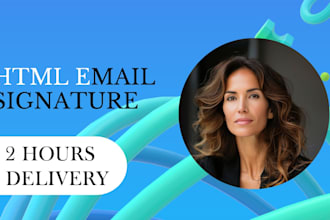 create custom clickable HTML email signature