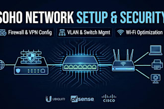 design and configure your secure soho home or office network