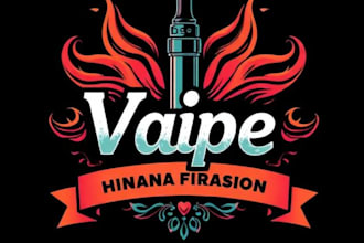 design high quality vape logo for your company