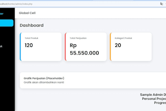 create a simple responsive website or landing page