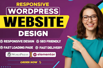 design a responsive custom wordpress website that gets your business more client