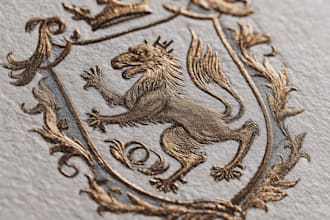 design luxury elegant modern heraldic crest logo