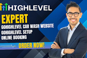 build gohighlevel car wash website, gohighlevel power washing site and bookings