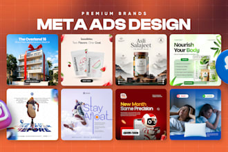 design high converting static ads banner design creative for meta