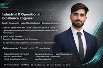 optimize manufacturing processes using lean six sigma dmaic