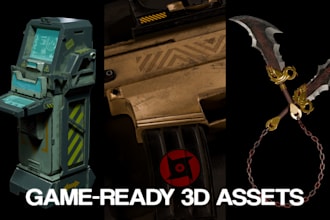 create game ready 3d assets for unity and unreal engine