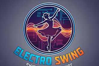 design a vibrant and energetic dance club logo