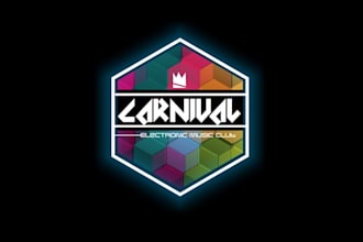 make eye catching logo for carnival electronic music club
