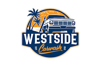 design unique west side car wash logo