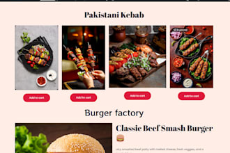 wordpress online restaurant in USA