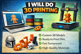 provide high quality 3d printable models for you