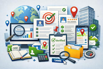 do manual web research and data entry