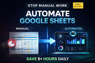automate google sheets dashboards and workflow automation