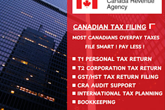 file canadian t1 personal and t2 corporation tax return