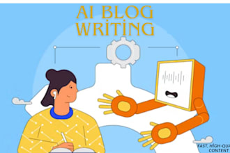 write 150 word ai blog posts