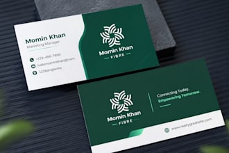 design a premium professional business card