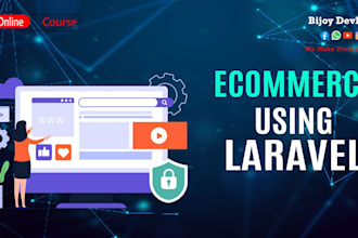 build a professional laravel ecommerce website and web application