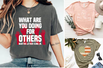design modern typography and minimalist t shirt design