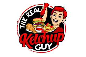 design unique ketchup logo