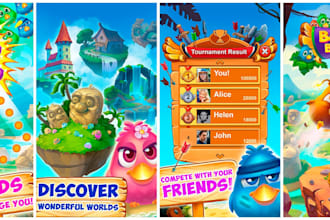 design high converting game screenshots for app store and play store
