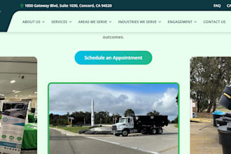 design a professional medical waste disposal website